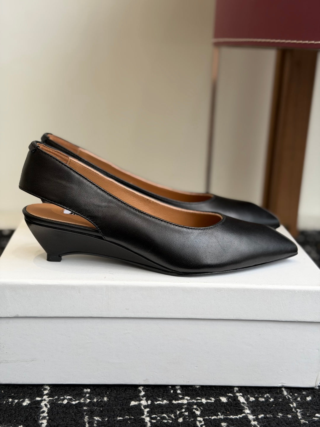 Jil Sander Low-Heel Mule Sandals (Black)