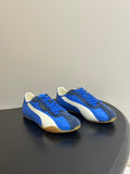 JIL SANDER x Puma Collaboration Low-Top "German Army Trainer" Style Sneakers (Blue)