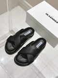 Jil Sander Spring/Summer New Beach Slides (Black)