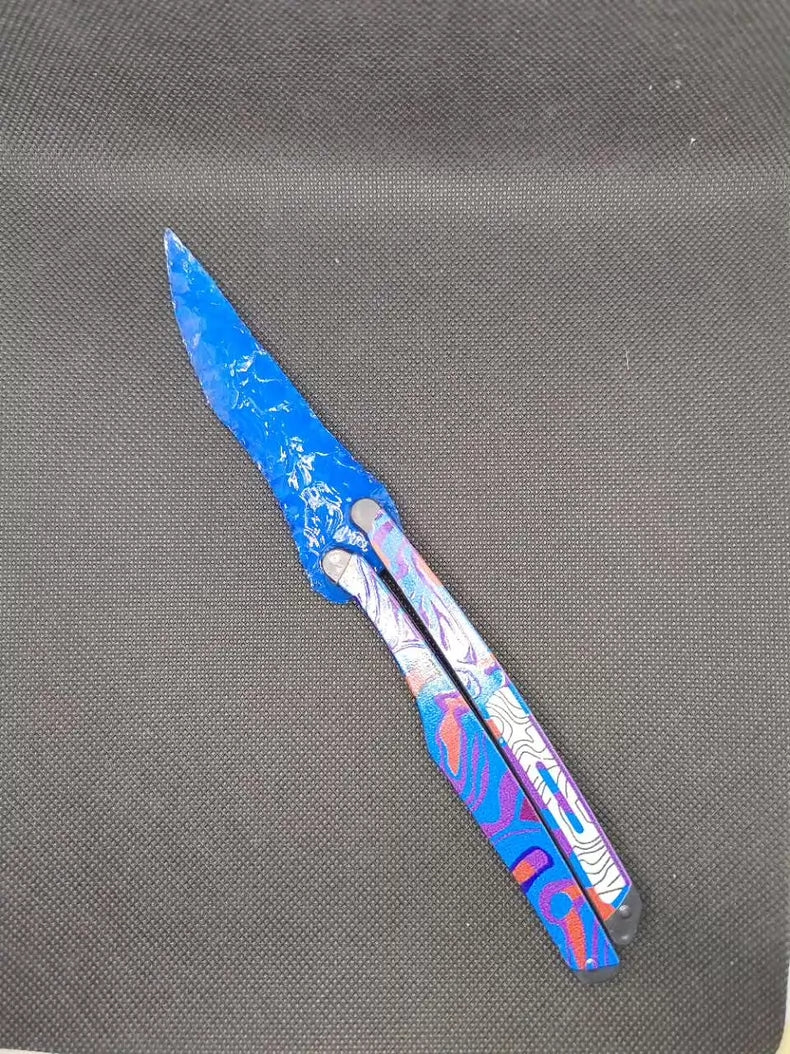 "Butterfly" Cold Front (Knapped Stone Style) – *Game for Peace* 22cm Flame Blade Model