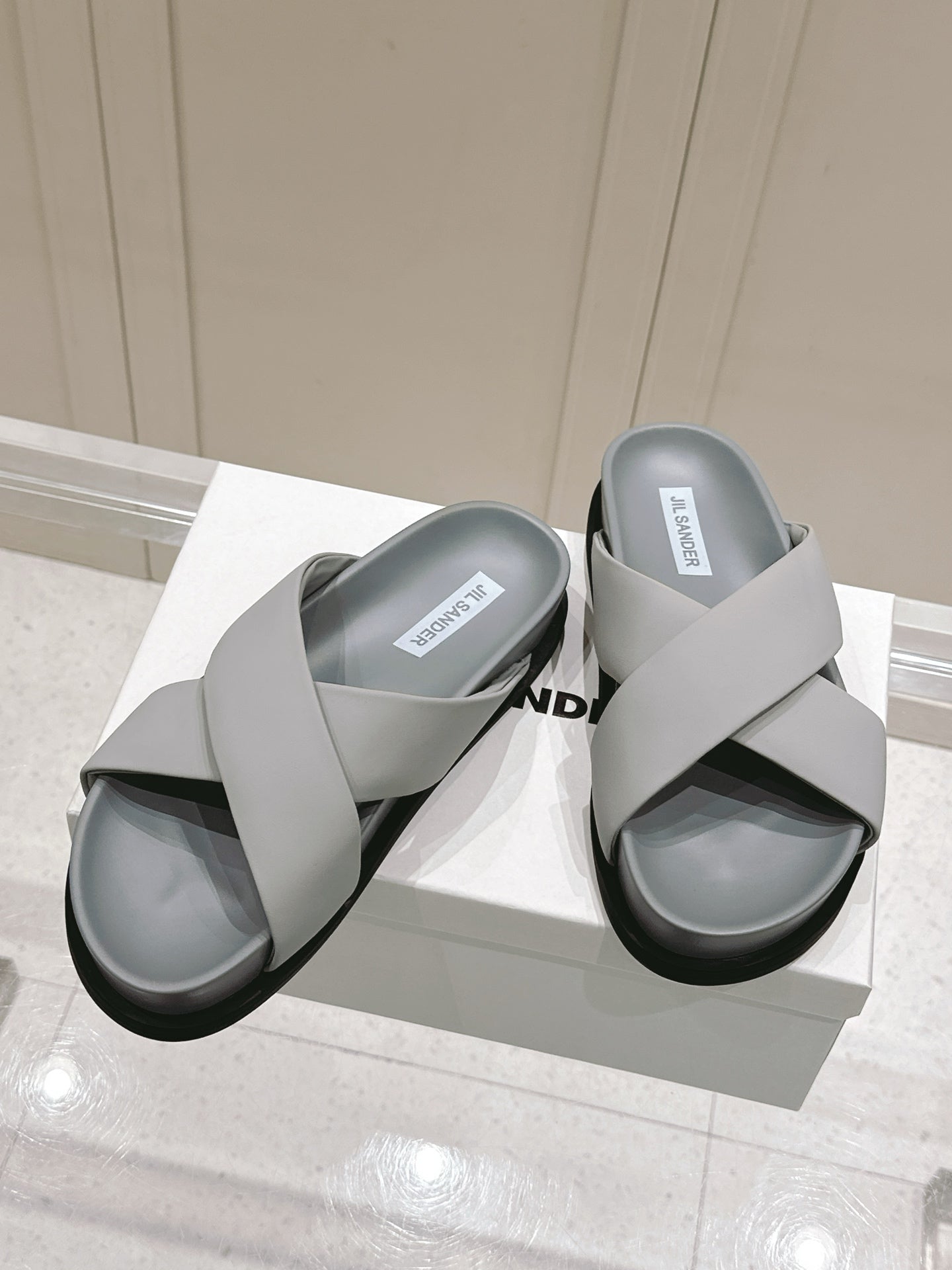 Jil Sander Spring/Summer New Beach Slides (Grey)