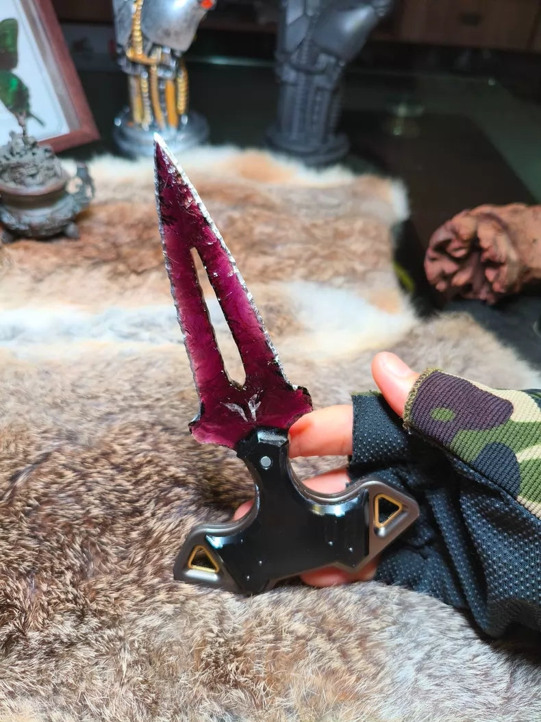Stonecraft Valorant Rebel Squadron Hand-Dagger Purple Glass Stonecraft Hand Replica