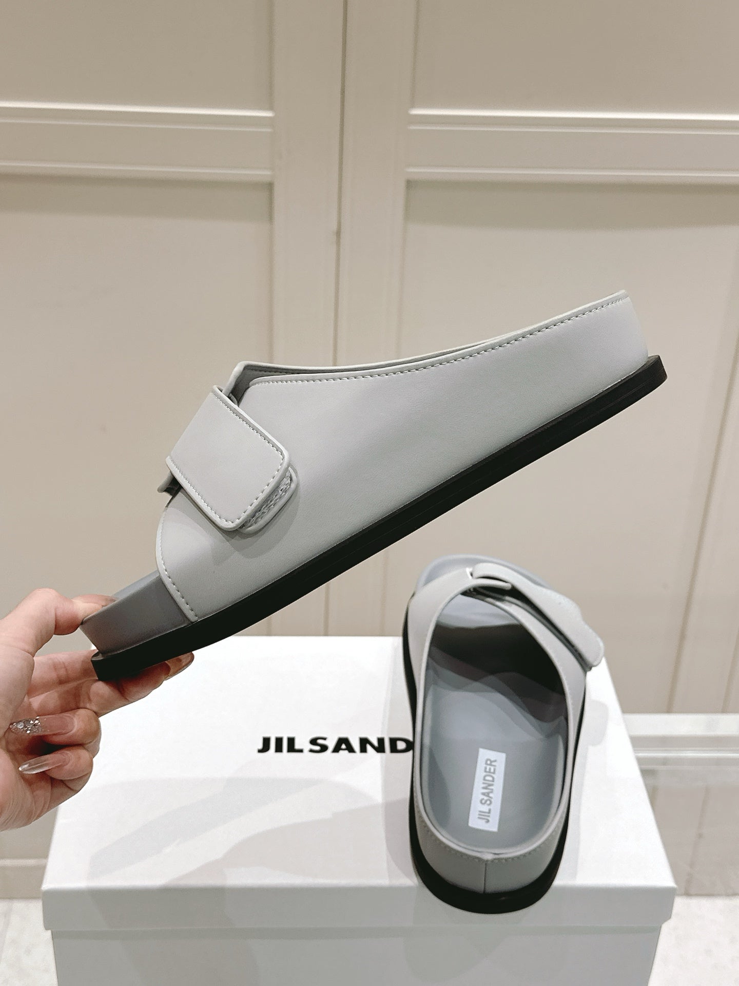 Jil Sander New Beach Slides (Grey)
