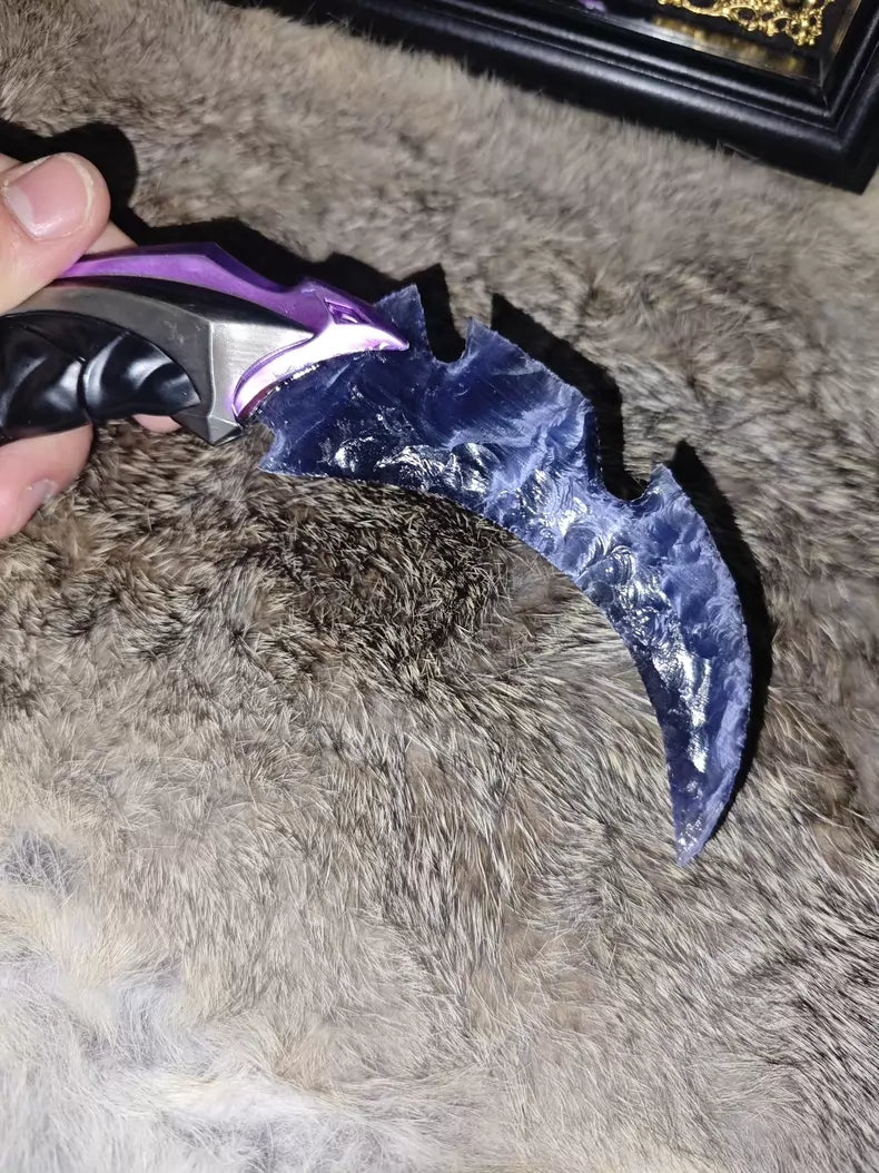 VALORANT Stone-Forged Melee Karambit – Valentine's Day Gift / Collectible Display Piece