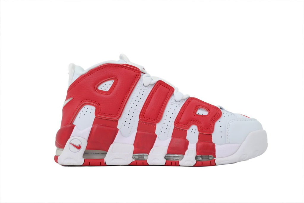 Nike Air More Uptempo Sneakers 'White Red'