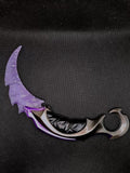 Valorant "Prism" Karambit – Collectible Stone-Style Blade Ornament / Stone-Carved Craft