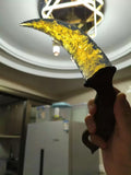 Flaked stone tools, stone knives, obsidian knives, opal knives, karambits.