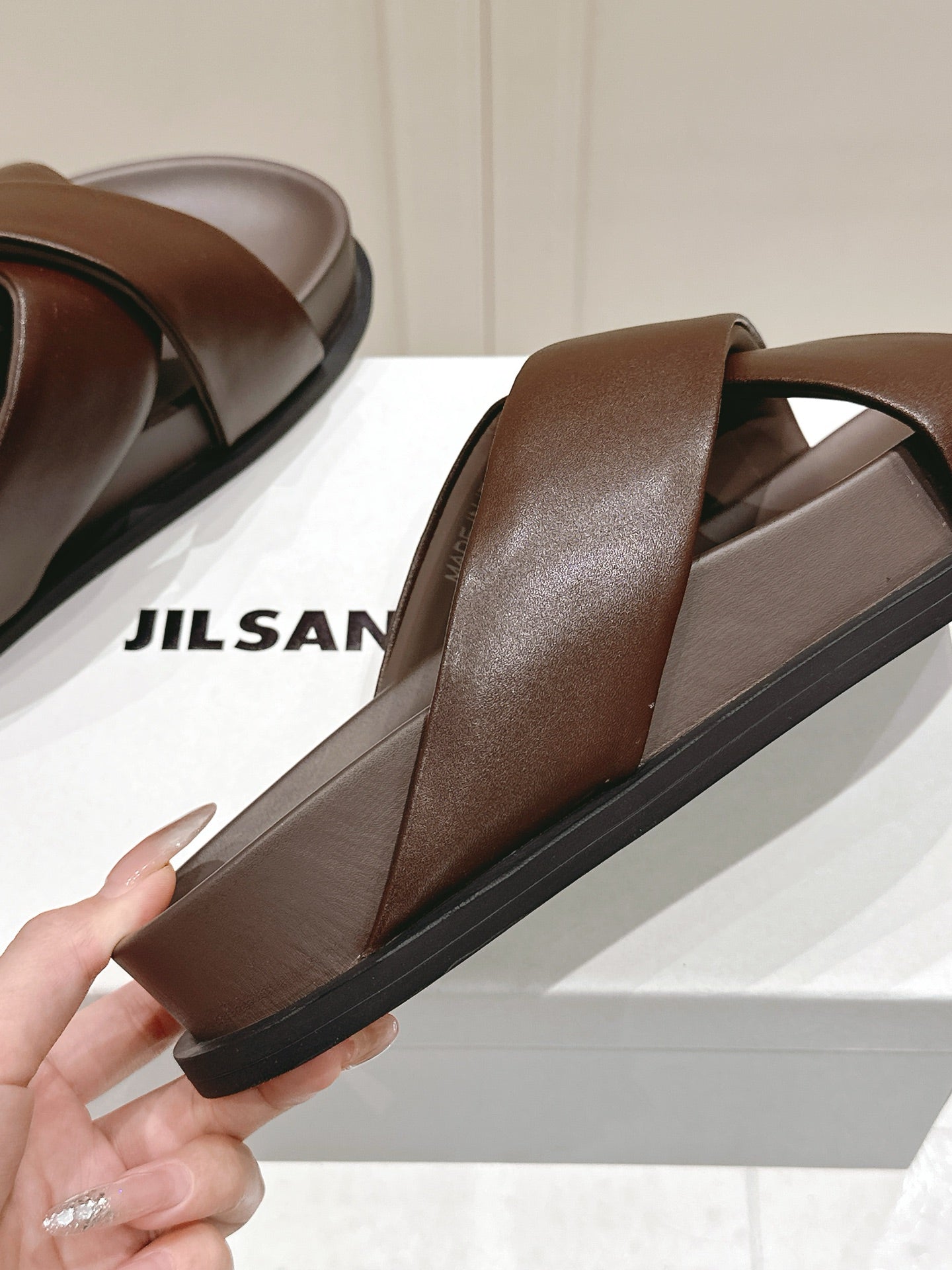 Jil Sander Spring/Summer New Beach Slides (Brown)
