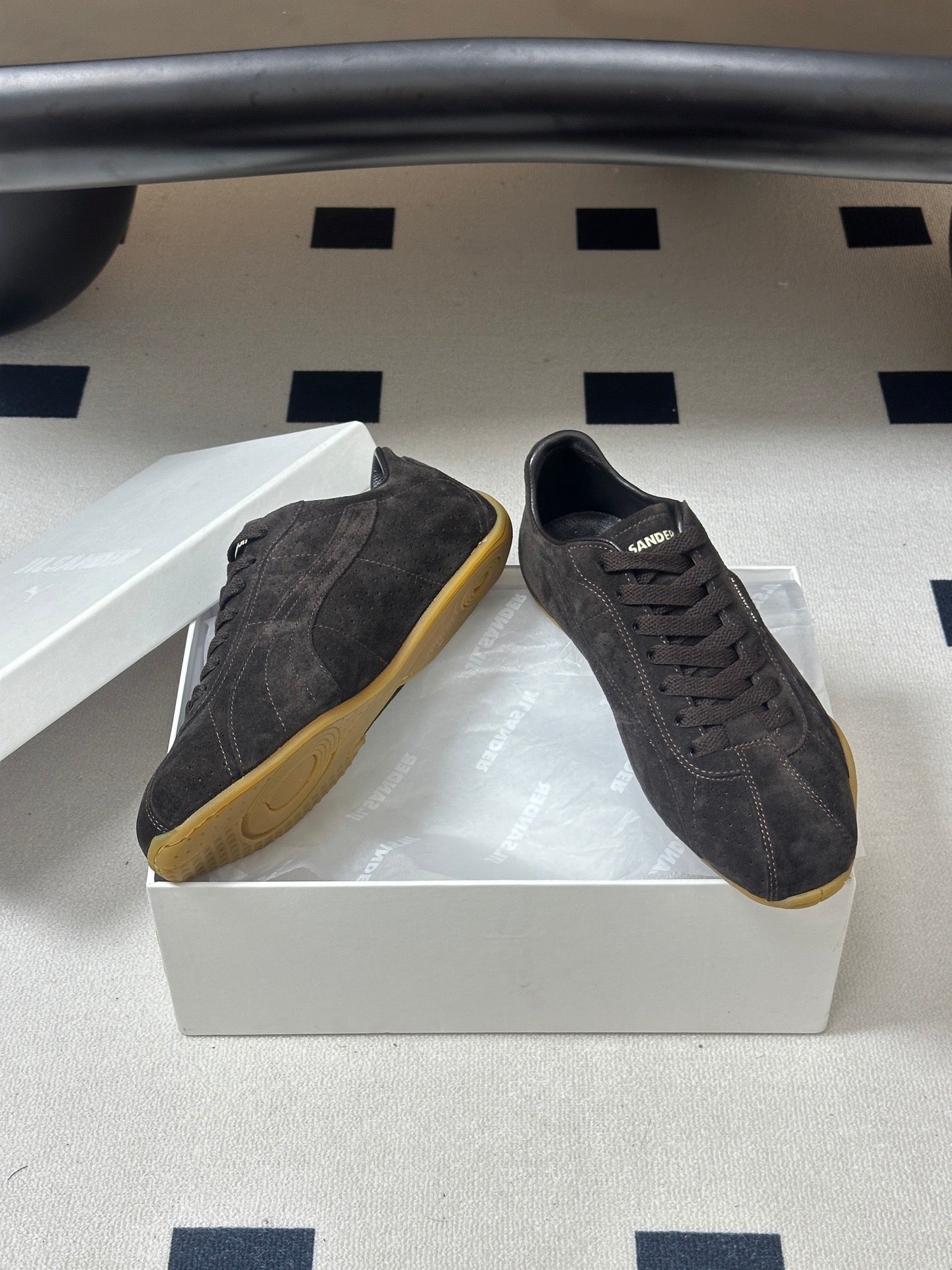 JIL SANDER x PUMA Collaboration Low-Top German Army Trainer (Brown)