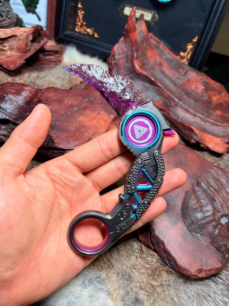 Crafted Stone Tool / Apex Legends Raptor's Claw Karambit (Purple)