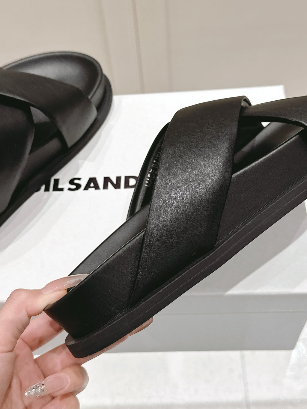 Jil Sander Spring/Summer New Beach Slides (Black)