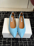 Jil Sander Low-Heeled Mule Sandals (Blue)