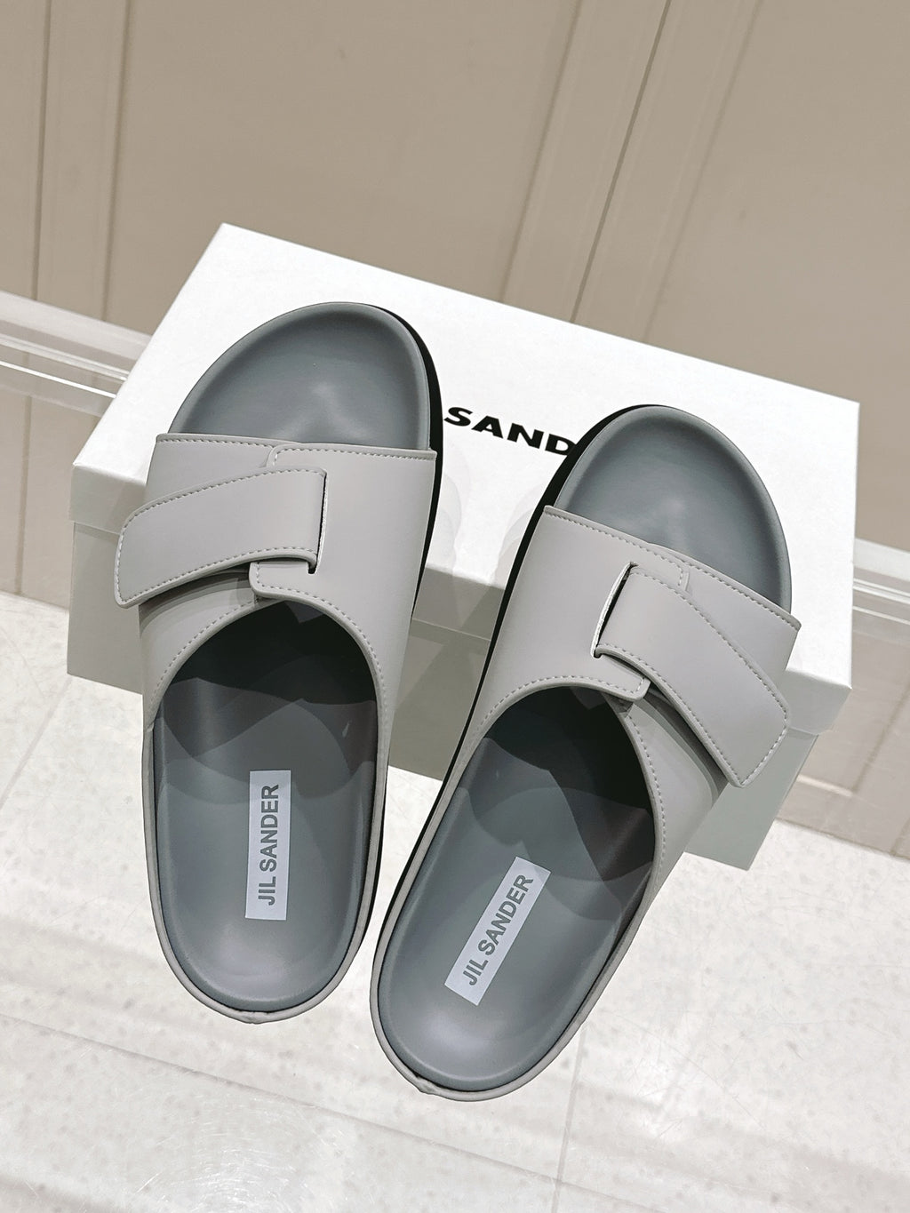Jil Sander New Beach Slides (Grey)