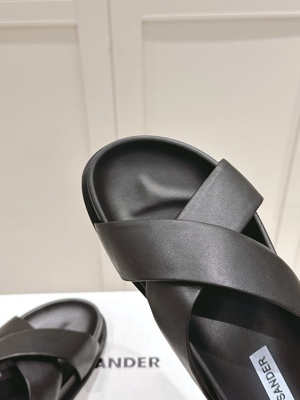 Jil Sander Spring/Summer New Beach Slides (Black)
