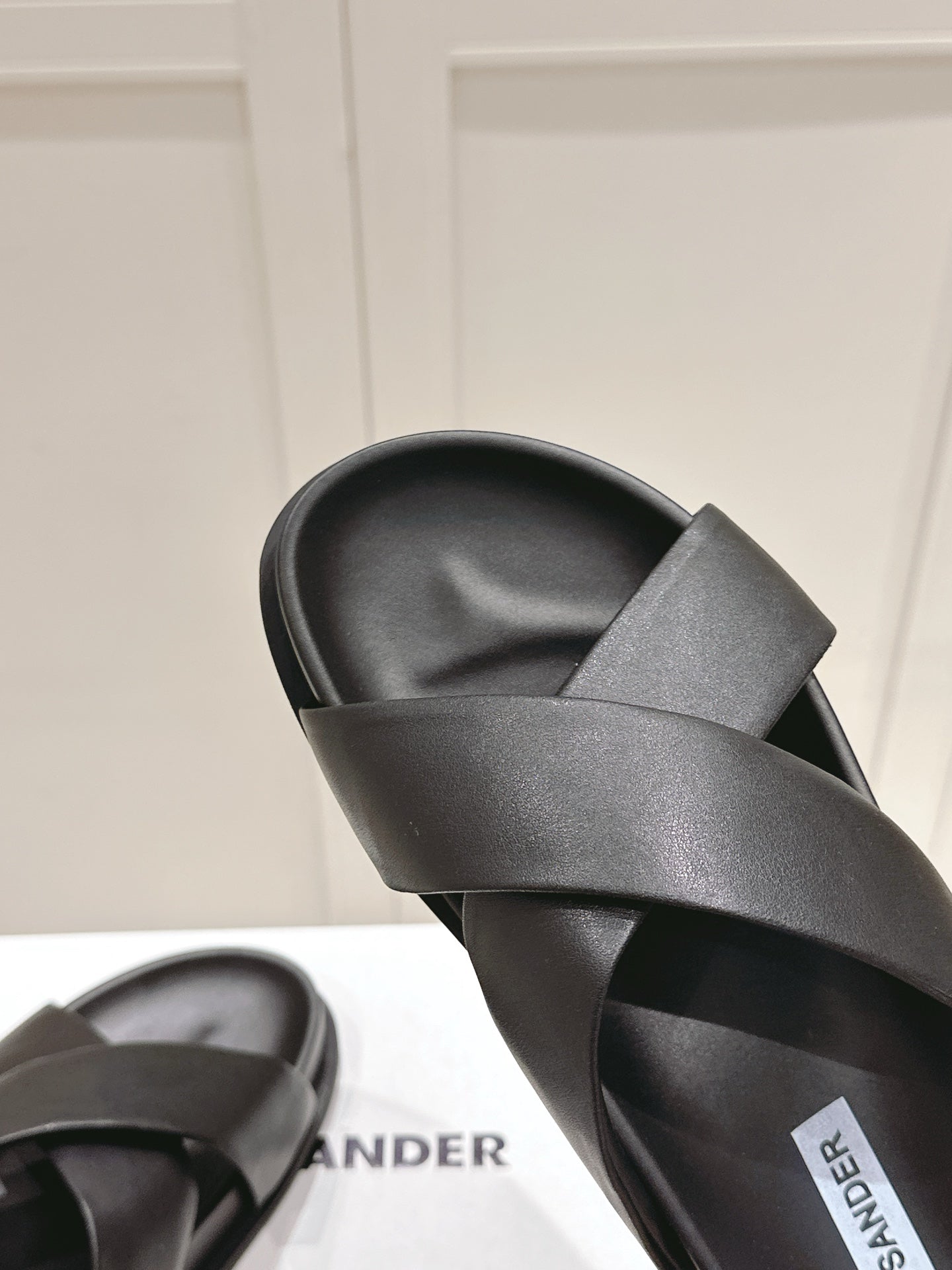 Jil Sander Spring/Summer New Beach Slides (Black)