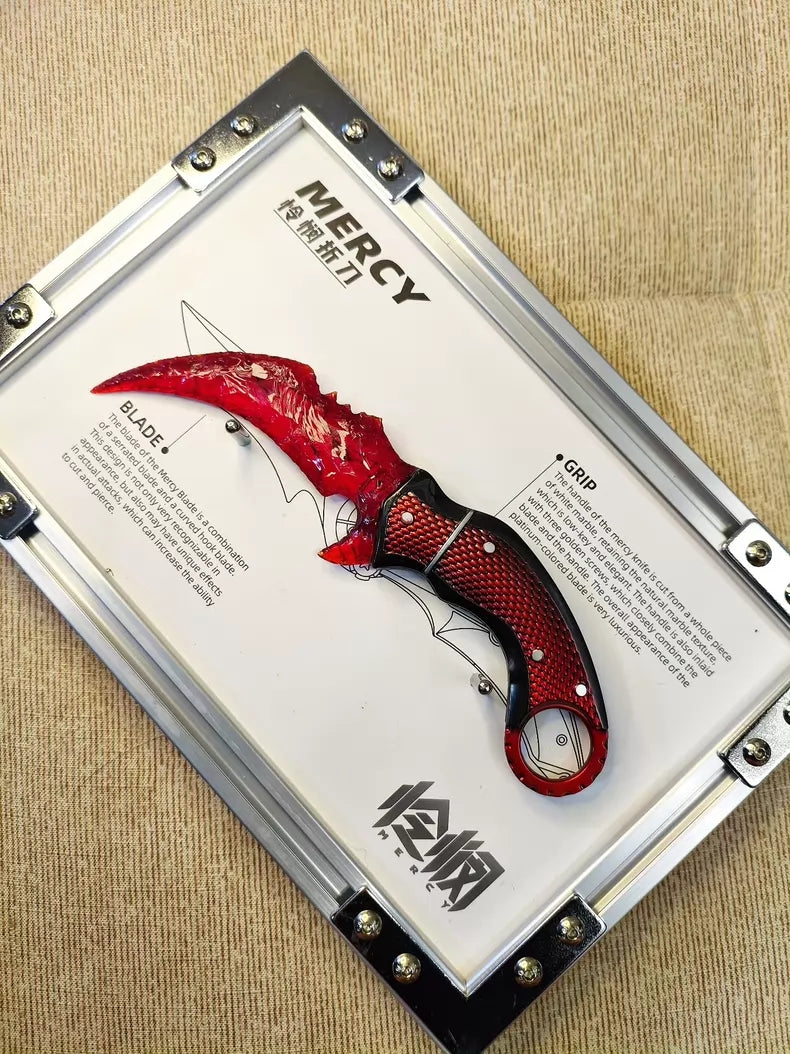 Knapped Stone Tool — Delta Force: Red Glaze — Crimson Sky Karambit