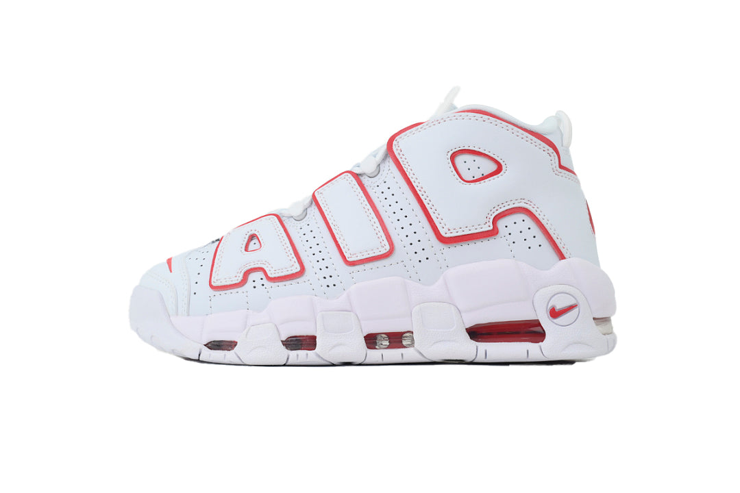 Nike Air More Uptempo Sneakers Low 'White Red'