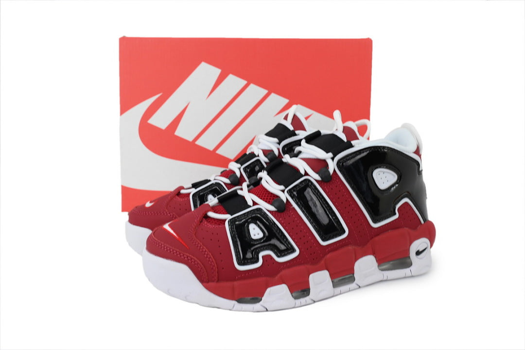Nike Air More Uptempo Sneakers Low 'Bull Red'