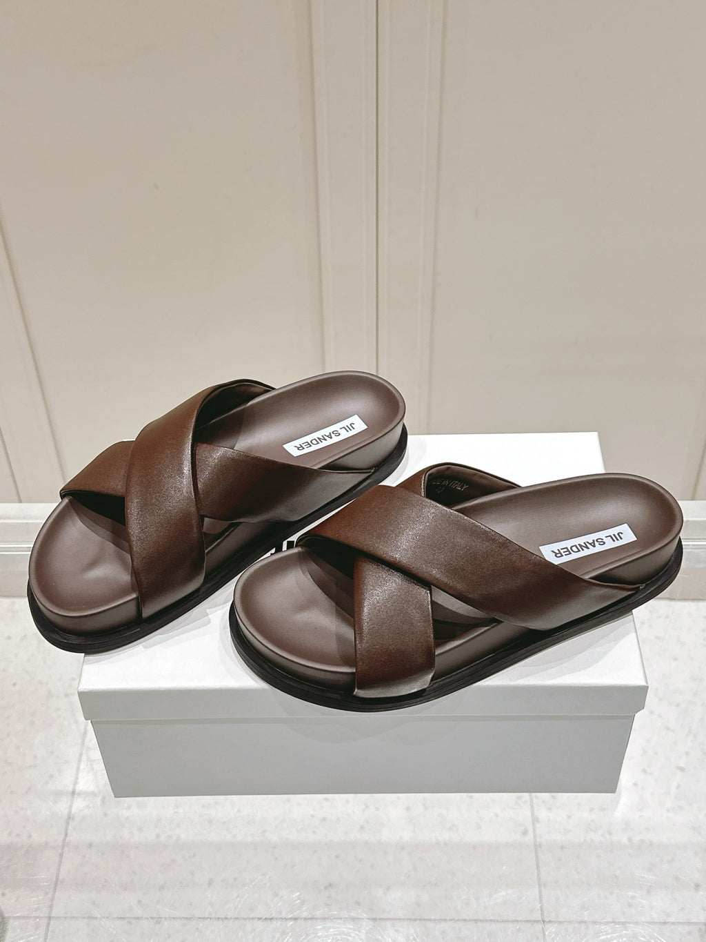 Jil Sander Spring/Summer New Beach Slides (Brown)