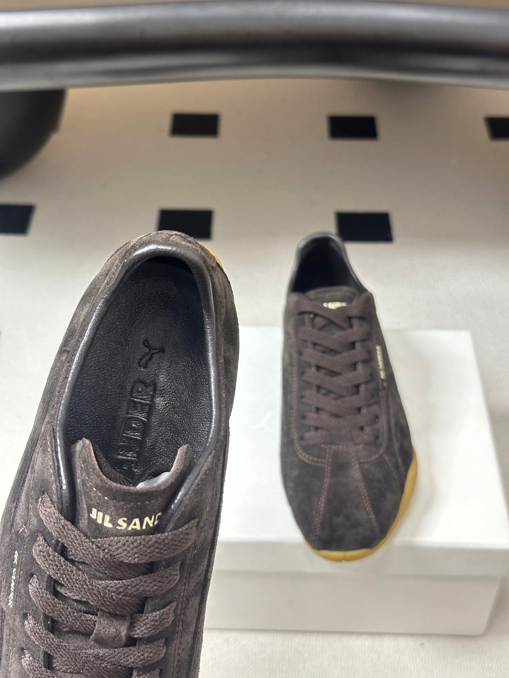 JIL SANDER x PUMA Collaboration Low-Top German Army Trainer (Brown)