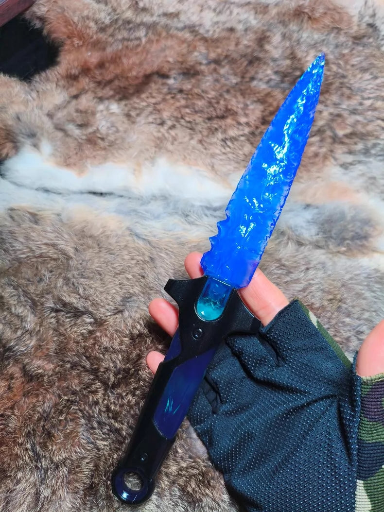 VALORANT: Blade of Mercy – Hand-forged Blue Opal Stone Weapon