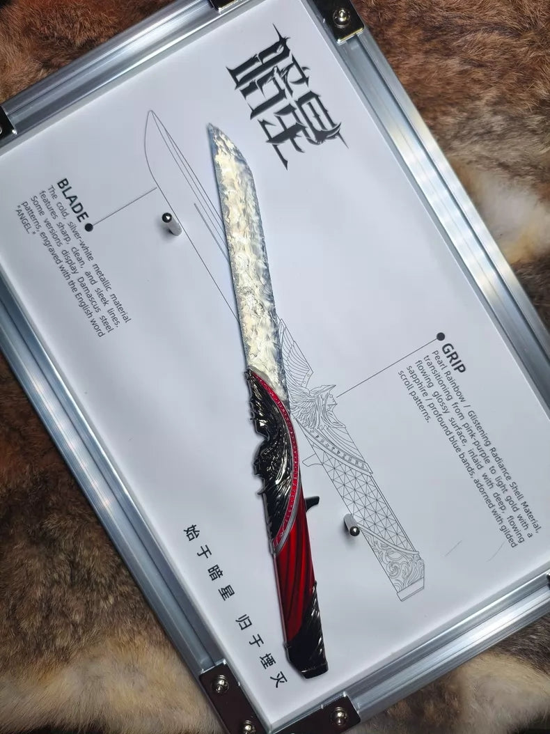 Delta Force: "Dark Star" — Dark/Corrupted Angel Form; Custom-crafted stone-style knife; "Dark Star" (Delta Force Season 8 dual-form weapon) — Dark Form.
