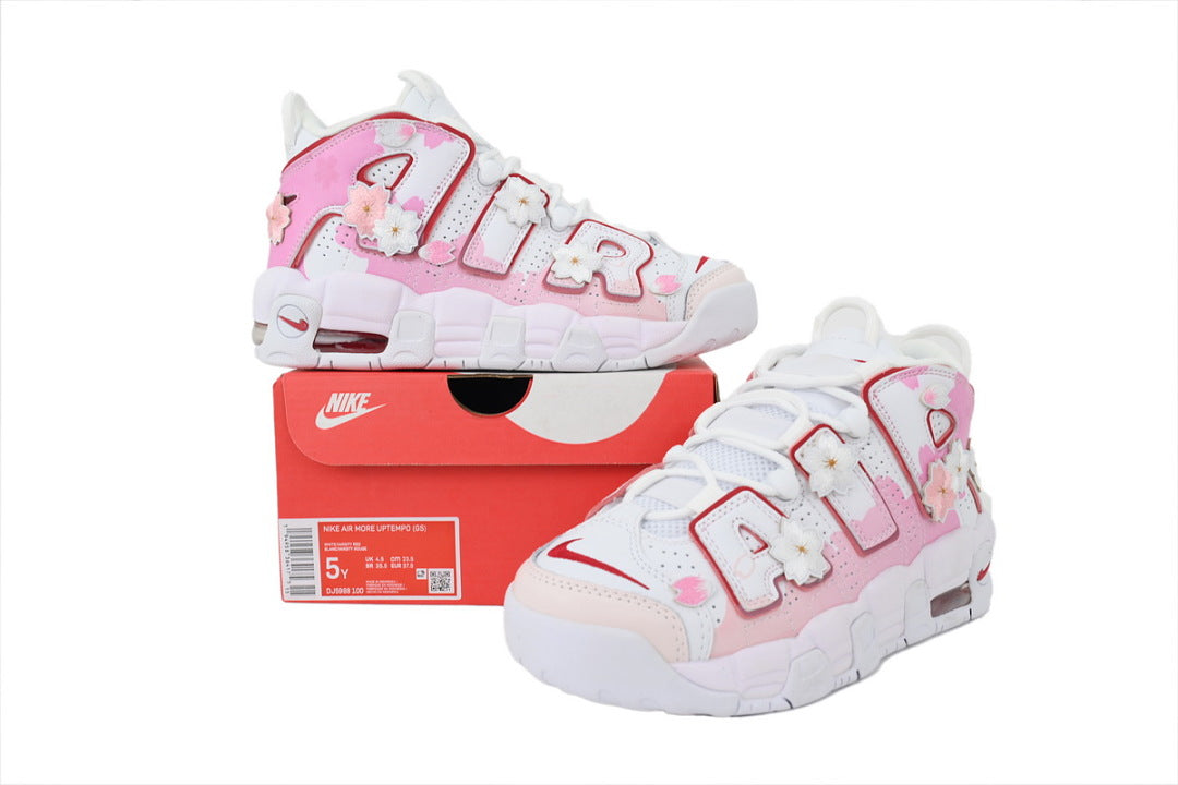 Nike Air More Uptempo Sneakers GS 'Cherry Blossom'