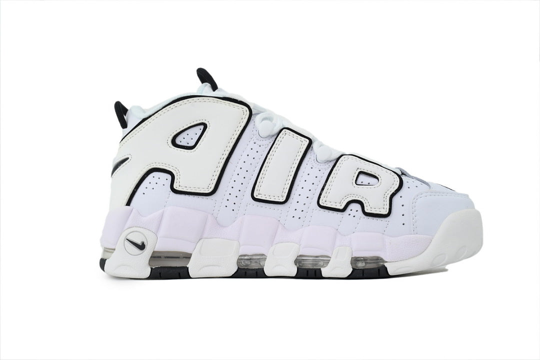 Nike Air More Uptempo Sneakers White Black