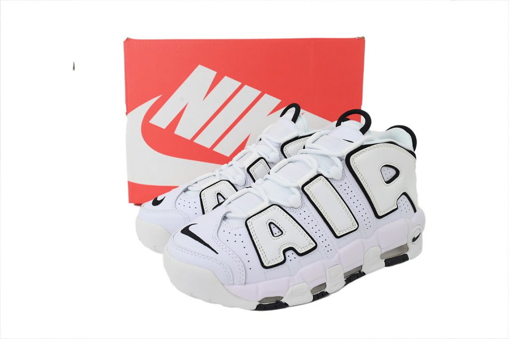 Nike Air More Uptempo Sneakers White Black