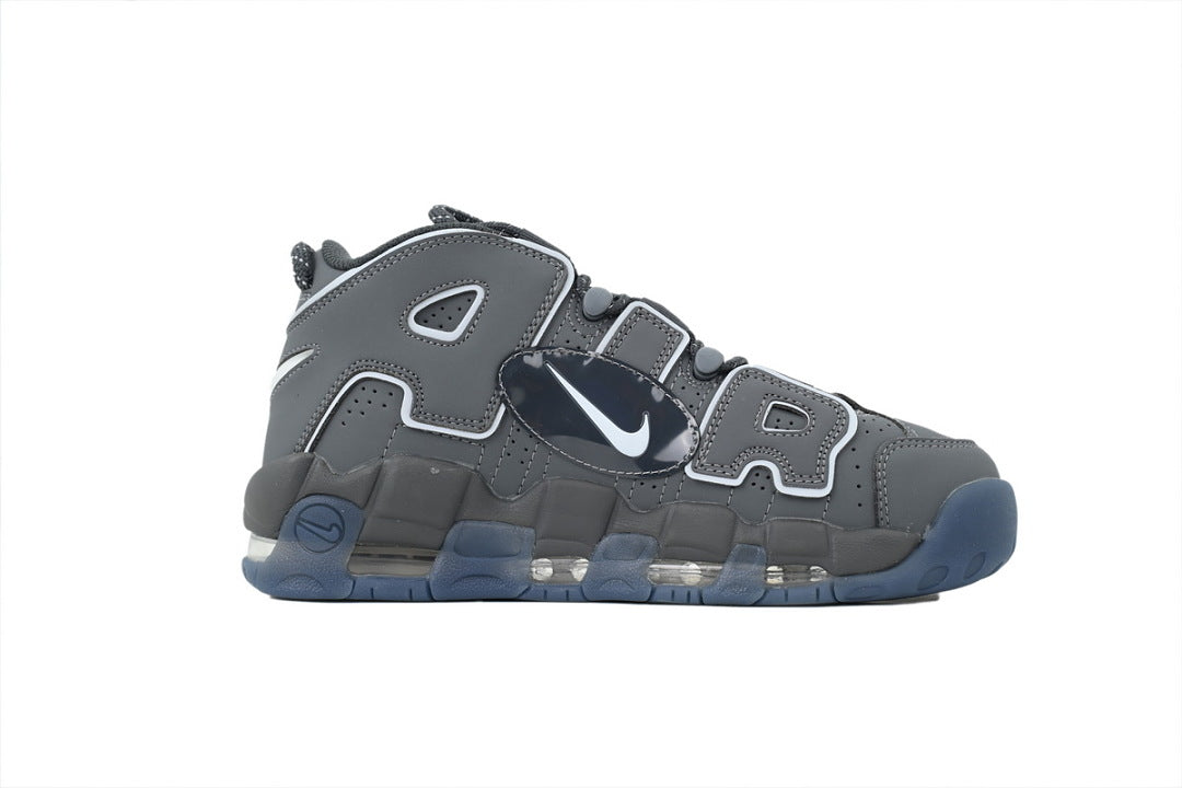 Nike Air More Uptempo Sneakers Grey Big Swoosh