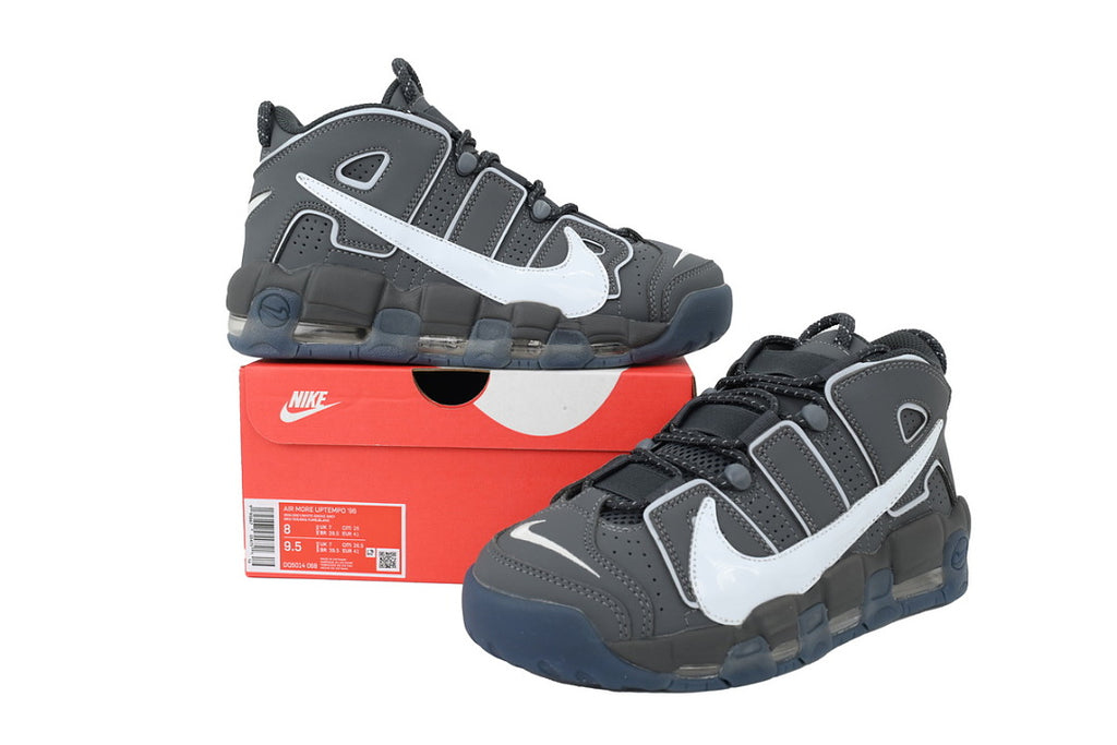 Nike Air More Uptempo Sneakers Grey Big Swoosh