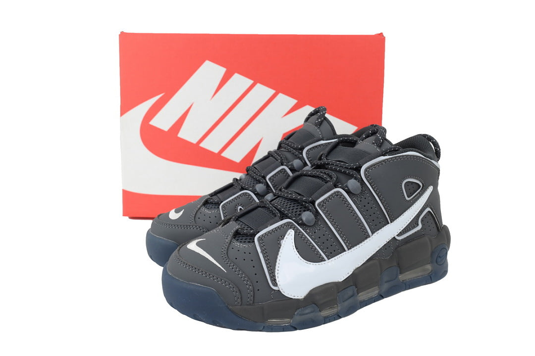 Nike Air More Uptempo Sneakers Grey Big Swoosh