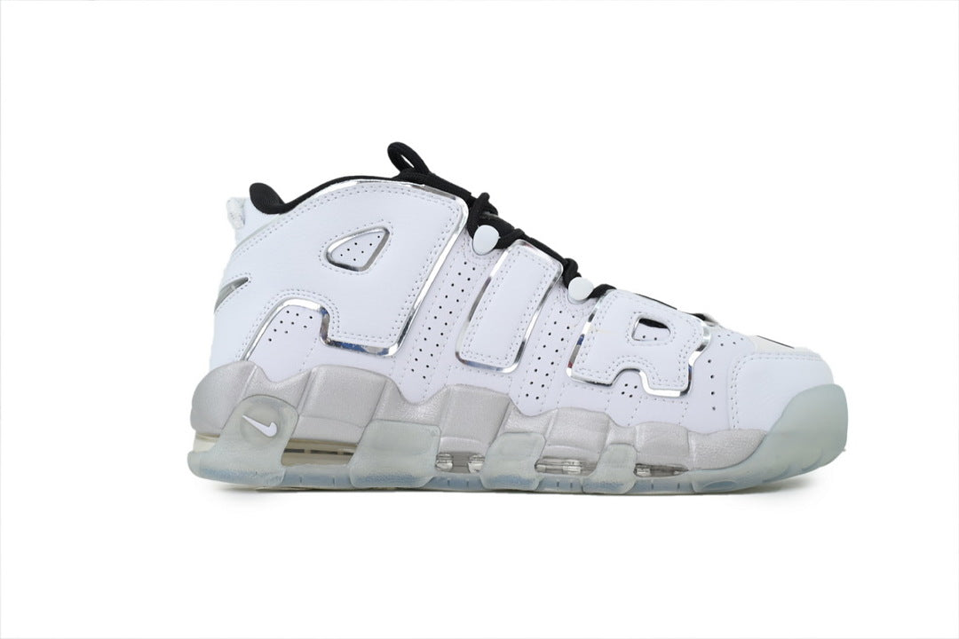Nike Air More Uptempo Sneakers 'White Chrome'