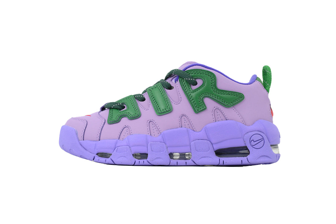 Nike Air More Uptempo Sneakers Purple-Green Couplet