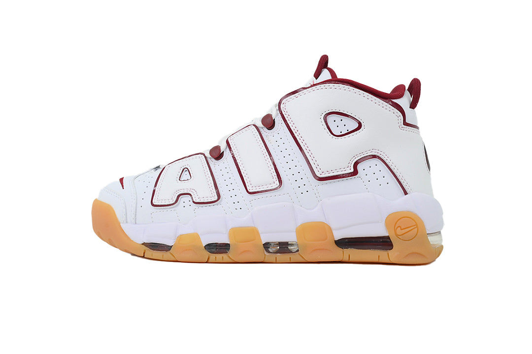 Nike Air More Uptempo Sneakers GS 'White Team Red Gum'