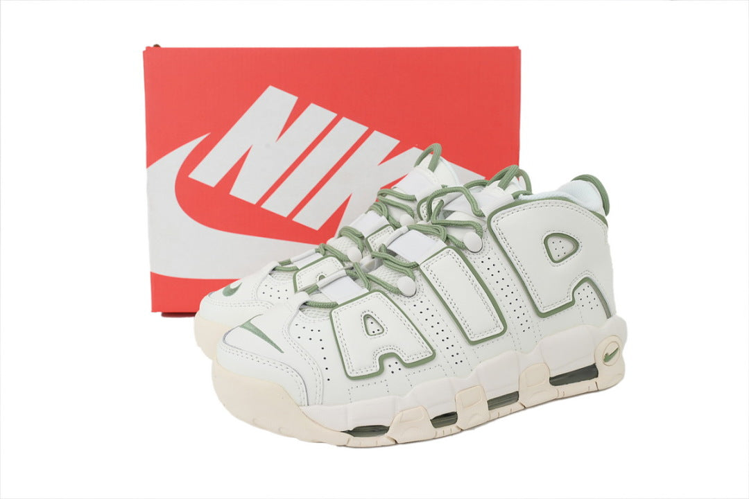 Nike Air More Uptempo Sneakers 'Oil Green'
