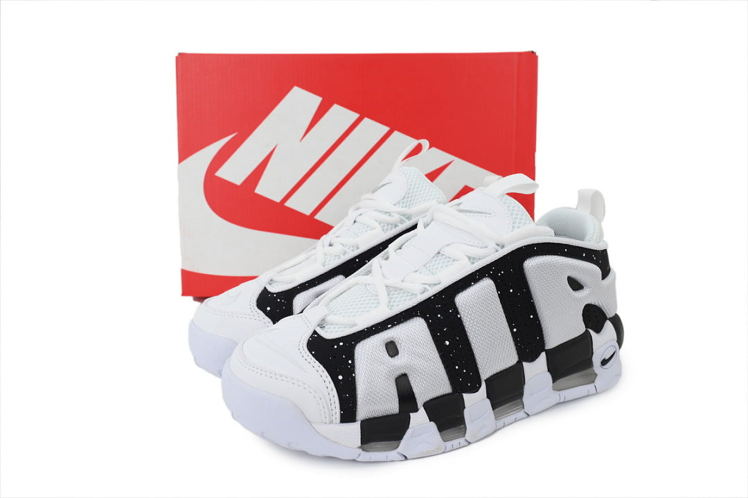 Nike Air More Uptempo Sneakers Ink Splashing (High Frequency)