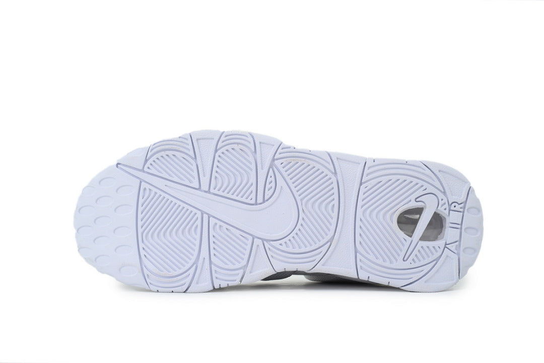 Nike Air More Uptempo Sneakers All-White High Frequency