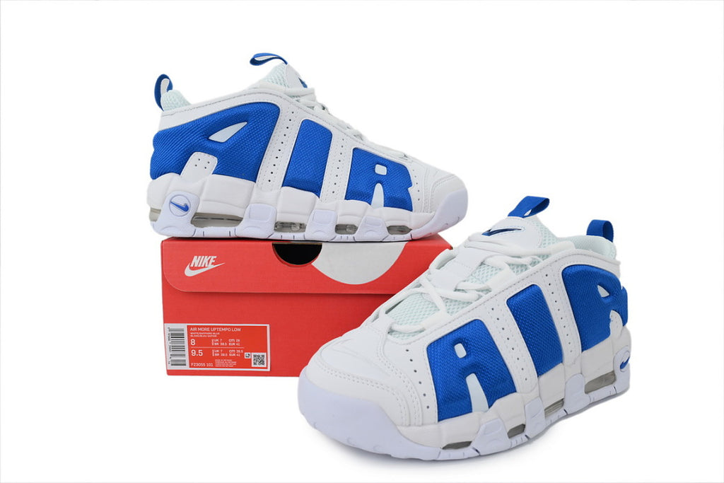 Nike Air More Uptempo Sneakers Low 'White Hyper Royal
