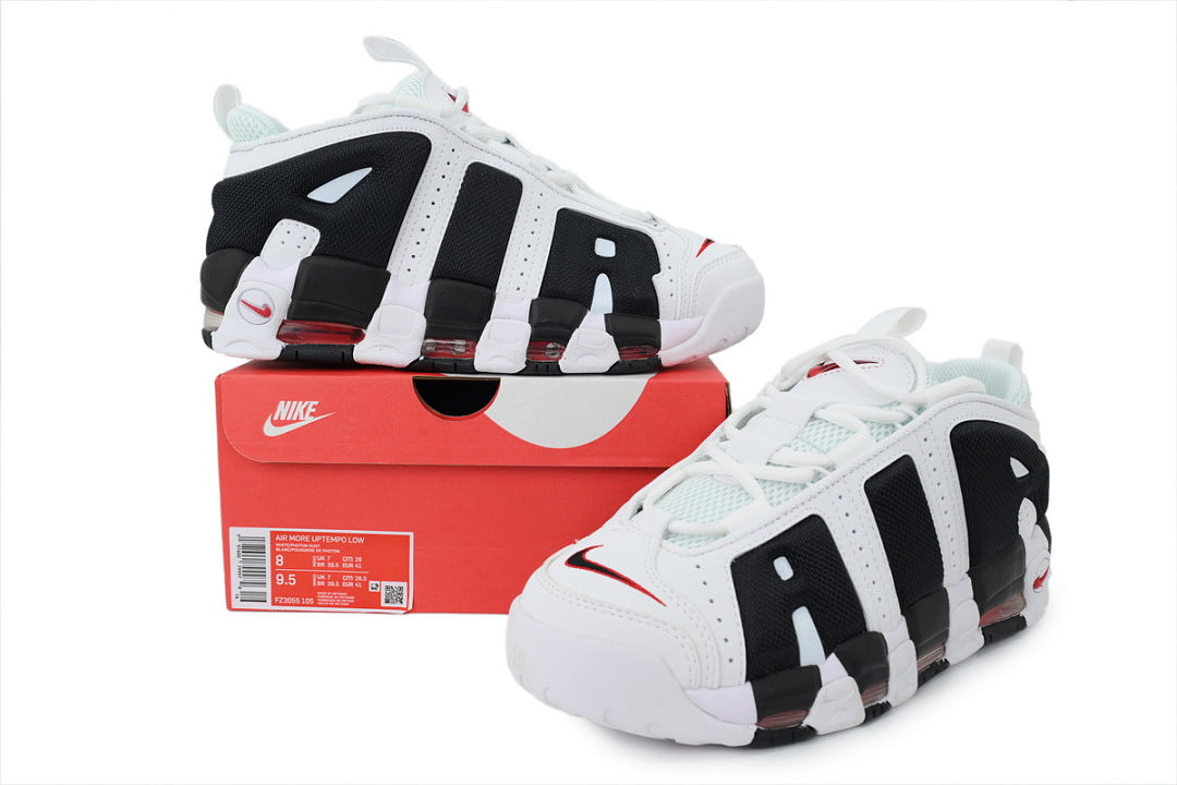 Nike Air More Uptempo Sneakers Low 'Black and White'