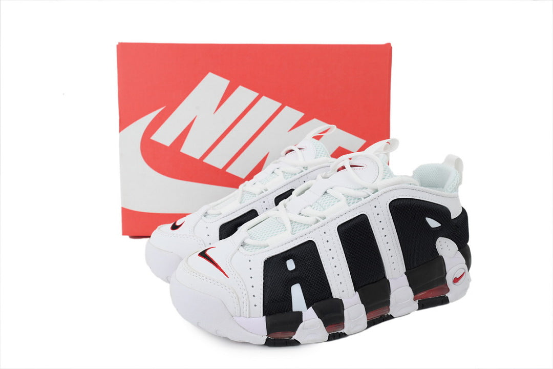 Nike Air More Uptempo Sneakers Low 'Black and White'