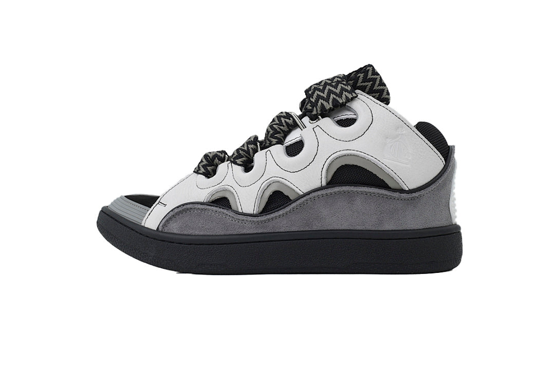 LANVIN Sneakers Black Whiteand Gray