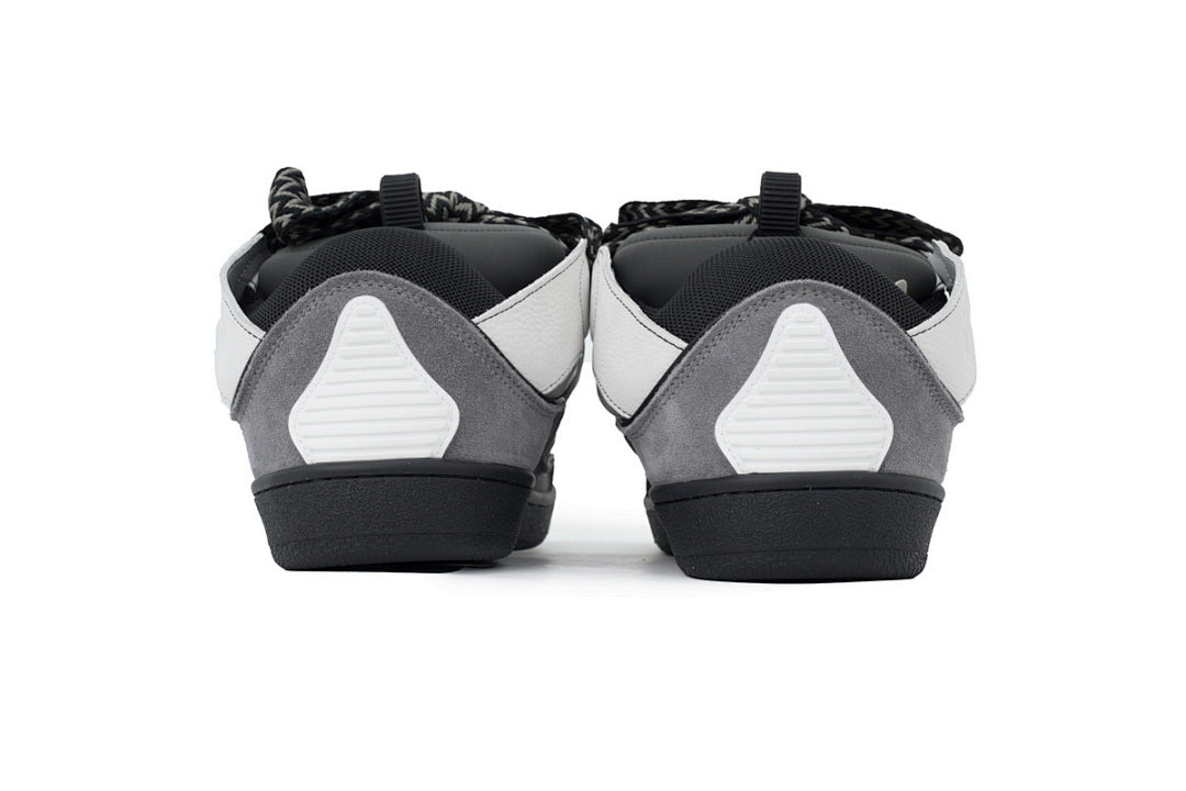 LANVIN Sneakers Black Whiteand Gray