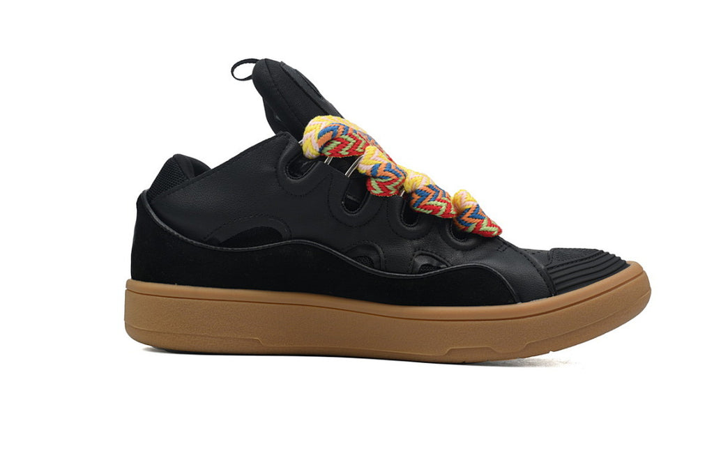 LANVIN Sneakers Curb Black Yellow