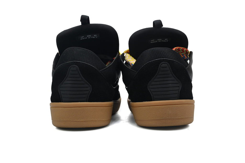 LANVIN Sneakers Curb Black Yellow