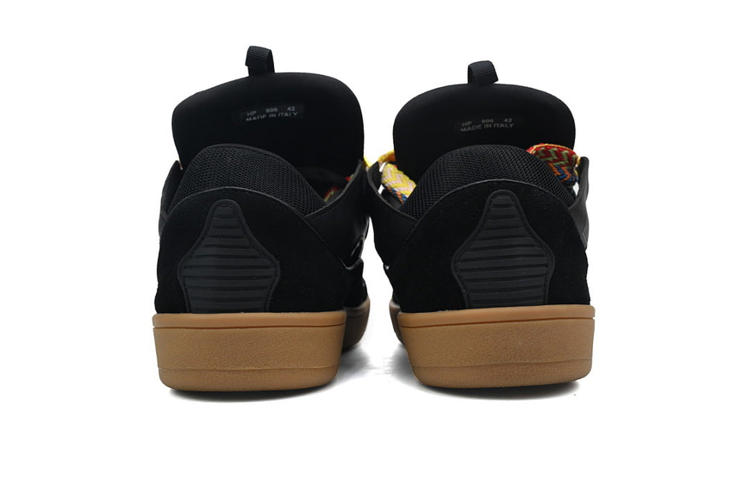 LANVIN Sneakers Curb Black Yellow