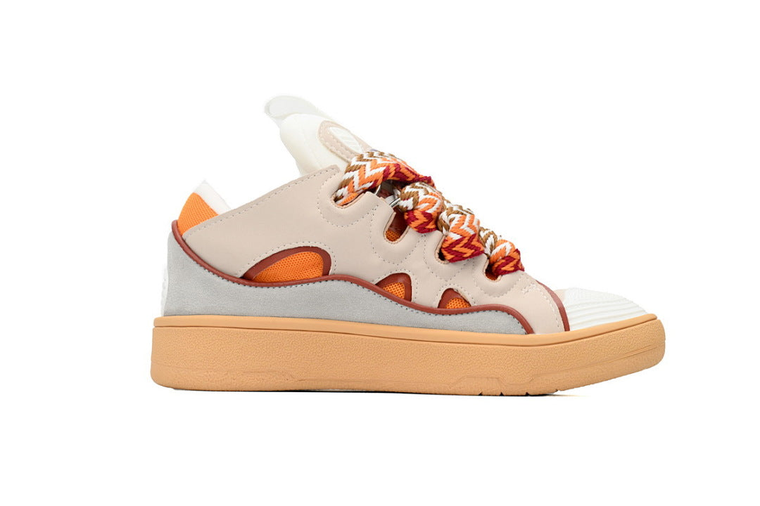 LANVIN Sneakers White Gray Powder