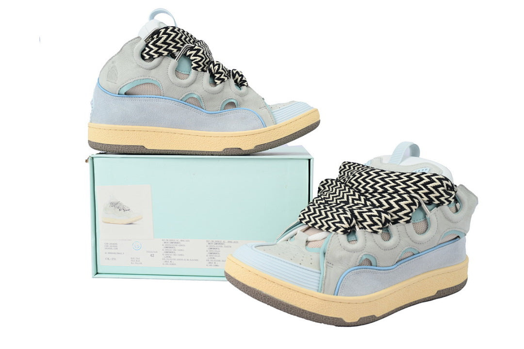 LANVIN Sneakers White Blue