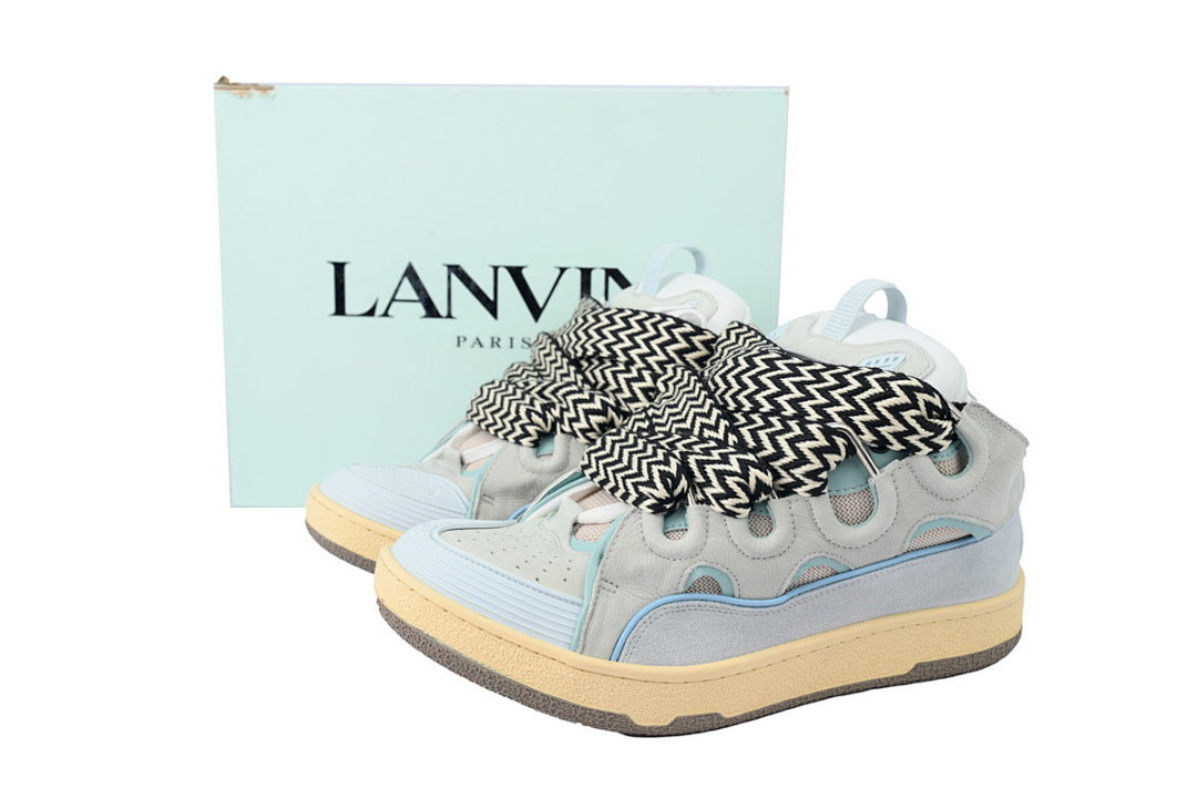 LANVIN Sneakers White Blue