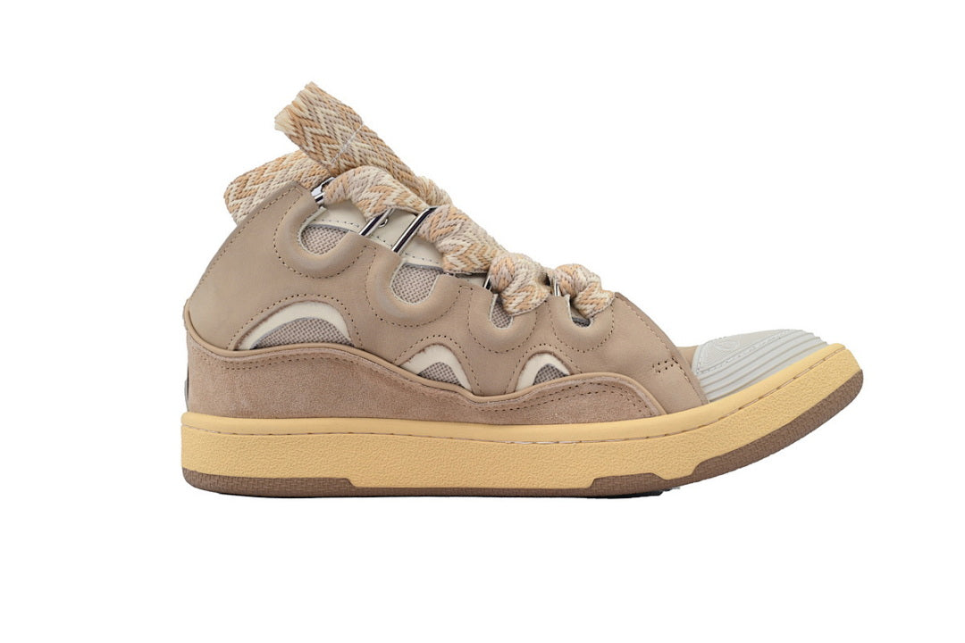 LANVIN Sneakers White Brown